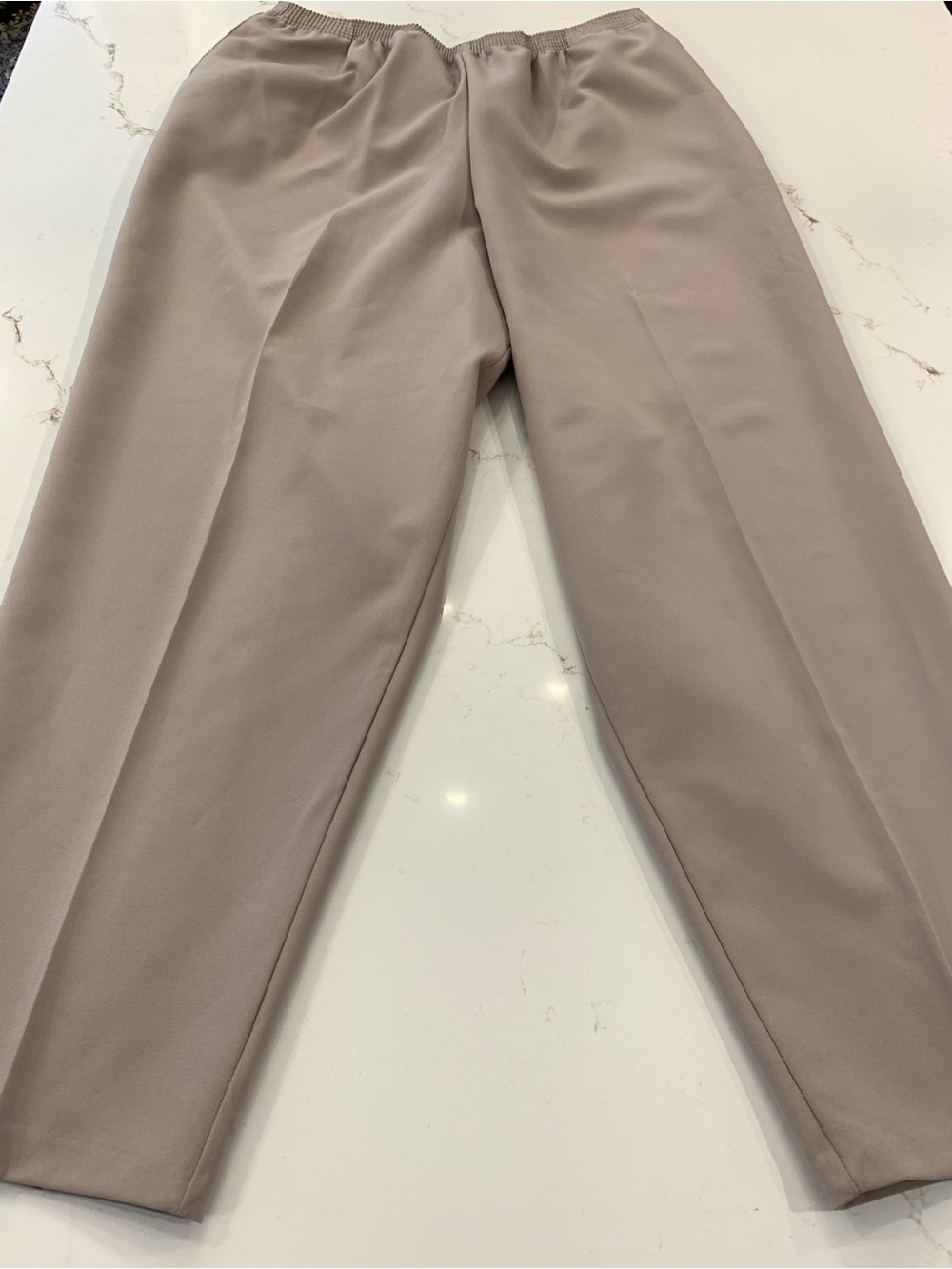 Vintage Tan Trousers Elastic Waist High Rise Women’s Size 20W NEW